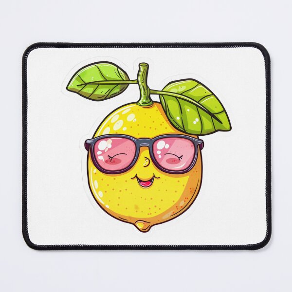 Item preview, Lemon With Glasses designed and sold by NicolasGlowArt.