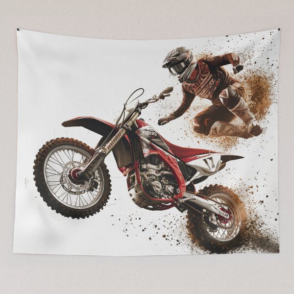 Item preview, motocross rider and his bike designed and sold by 90's Misaki.
