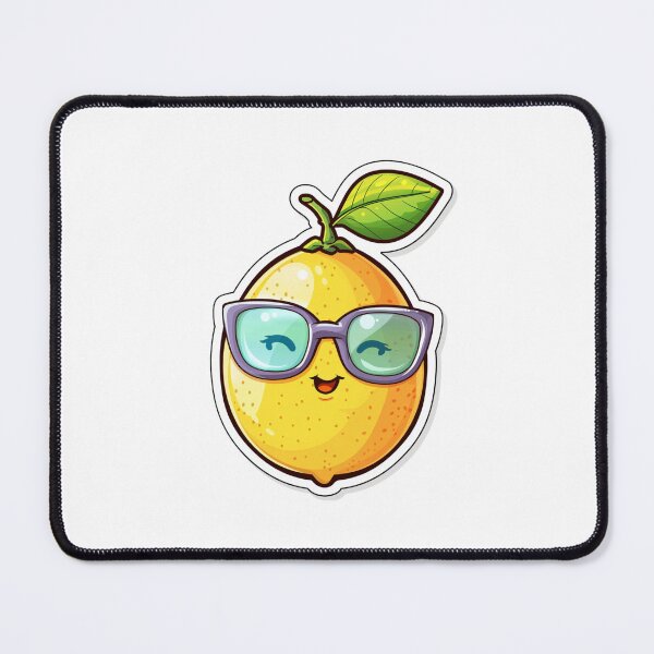 Item preview, Lemon And Glasses Sticker designed and sold by NicolasGlowArt.