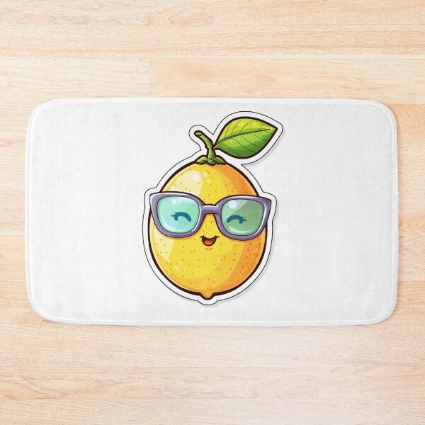 Item preview, Lemon And Glasses Sticker designed and sold by NicolasGlowArt.