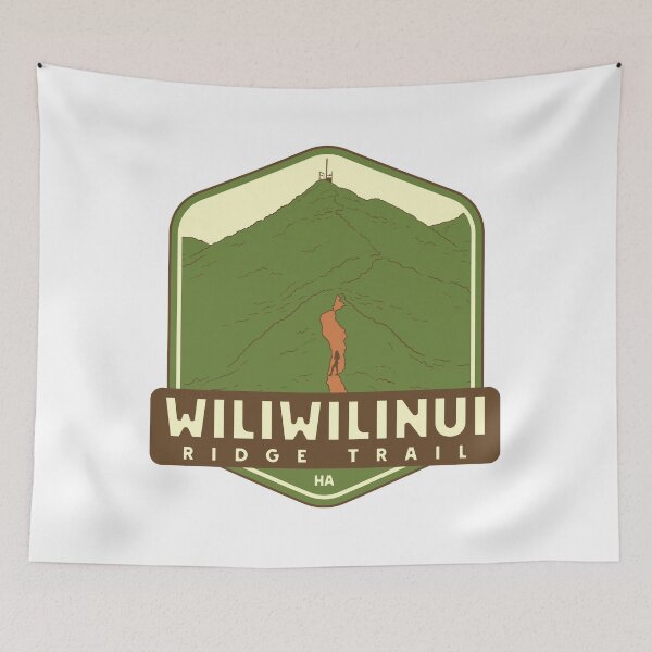 Item preview, Wiliwilinui Ridge Trail  – Hawaii hiker designed and sold by Moritz Schwäble.