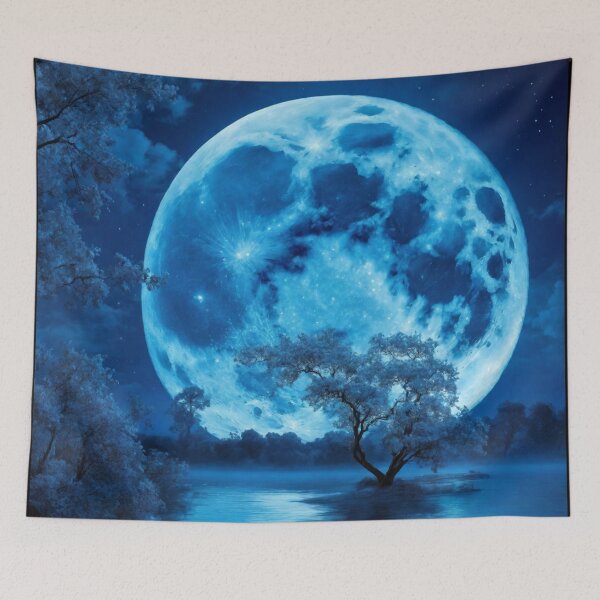 Item preview, Romantic Blue Moon designed and sold by Sadia  Jannat.