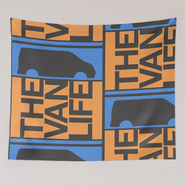 Item preview, The Van Life Logo: on the beach designed and sold by robnoble.