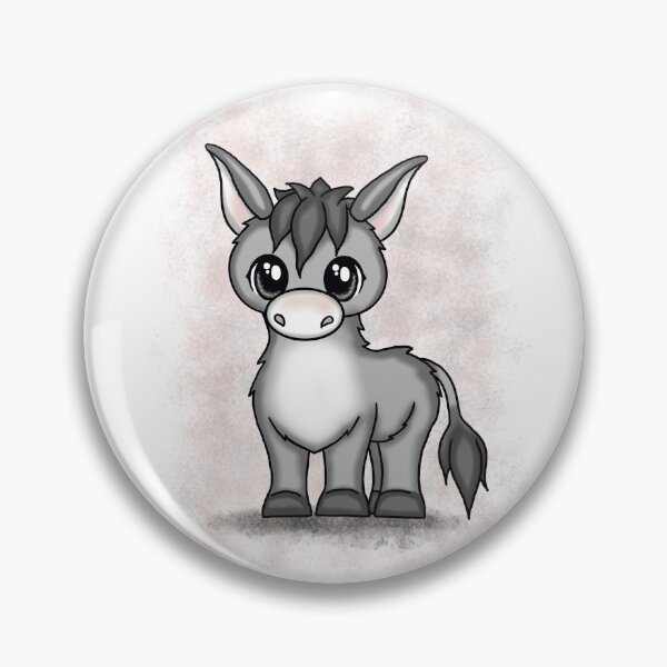Item preview, cute donkey designed and sold by Pezi-Creation.