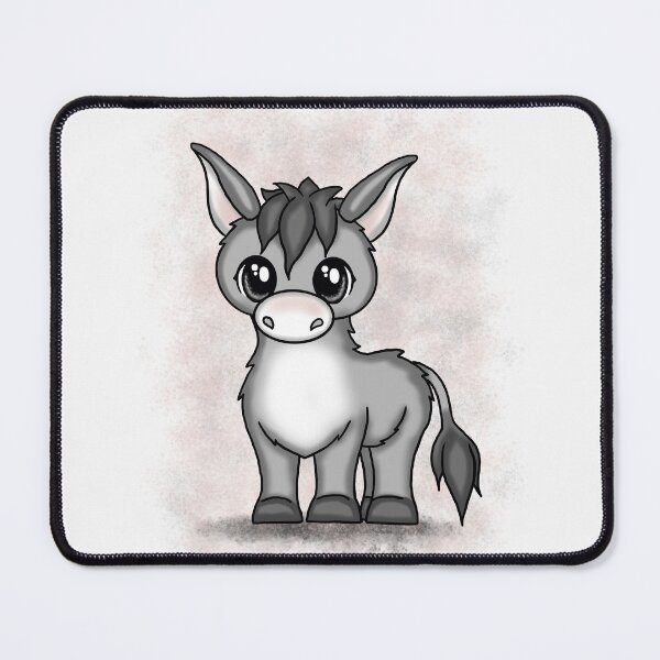 Item preview, cute donkey designed and sold by Pezi-Creation.