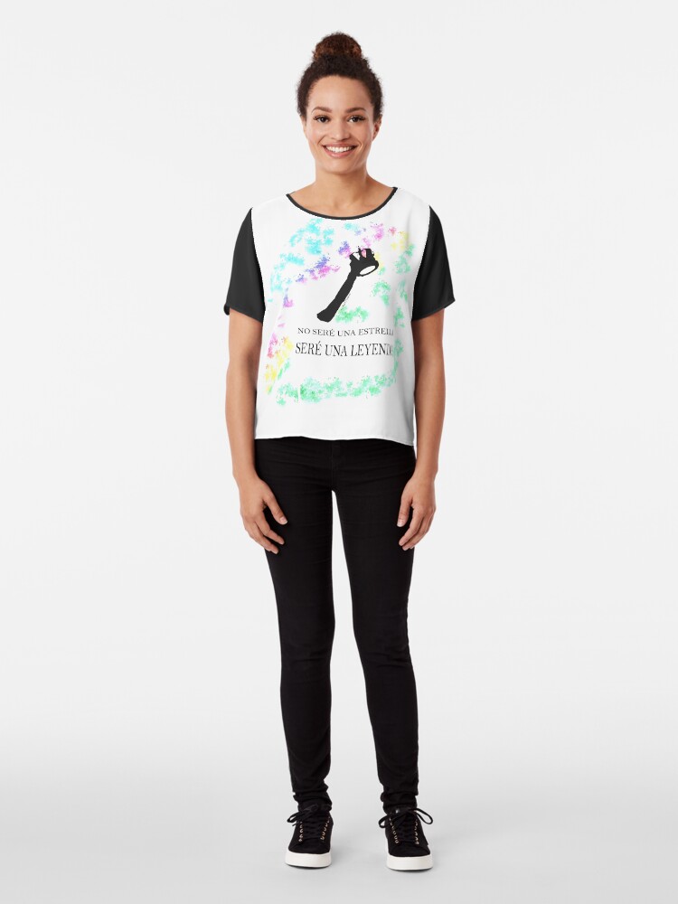 Vista alternativa de Blusa FREDDIE MERCURY QUEEN FRASE LEYENDA