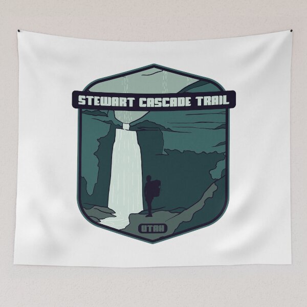 Item preview, Stewart Cascade Trail - Utah hiker designed and sold by Moritz Schwäble.