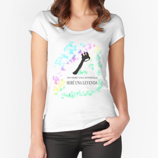 FREDDIE MERCURY QUEEN FRASE LEYENDA Camiseta entallada de cuello ancho