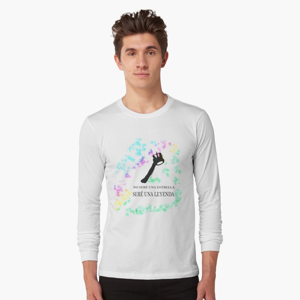 FREDDIE MERCURY QUEEN FRASE LEYENDA Camiseta de manga larga