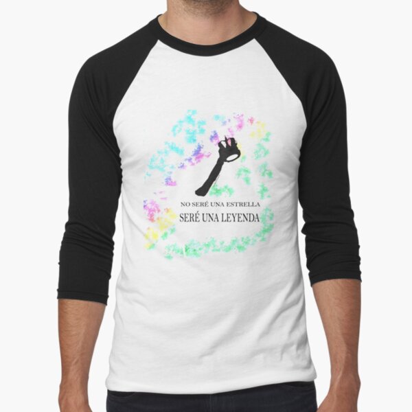 FREDDIE MERCURY QUEEN FRASE LEYENDA Camiseta ¾ estilo béisbol