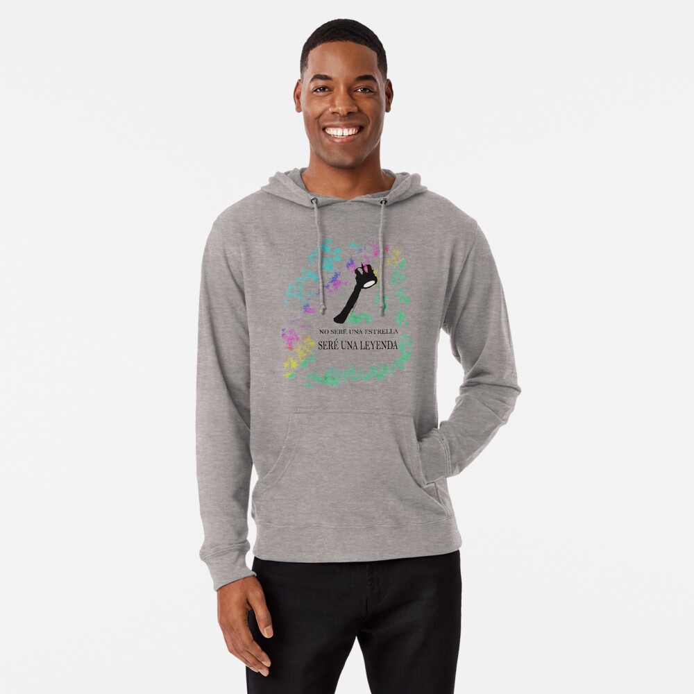 FREDDIE MERCURY QUEEN FRASE LEYENDA Sudadera ligera con capucha