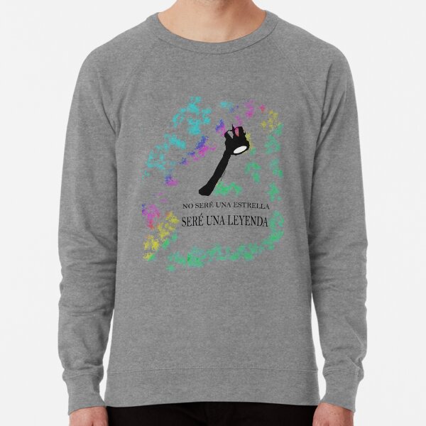 FREDDIE MERCURY QUEEN FRASE LEYENDA Sudadera ligera