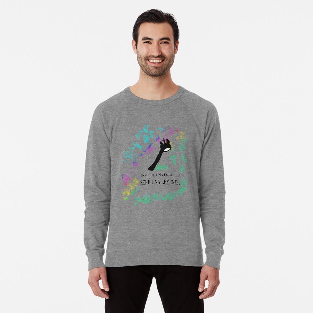 FREDDIE MERCURY QUEEN FRASE LEYENDA Sudadera ligera