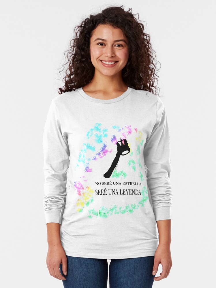 Vista alternativa de Camiseta de manga larga FREDDIE MERCURY QUEEN FRASE LEYENDA