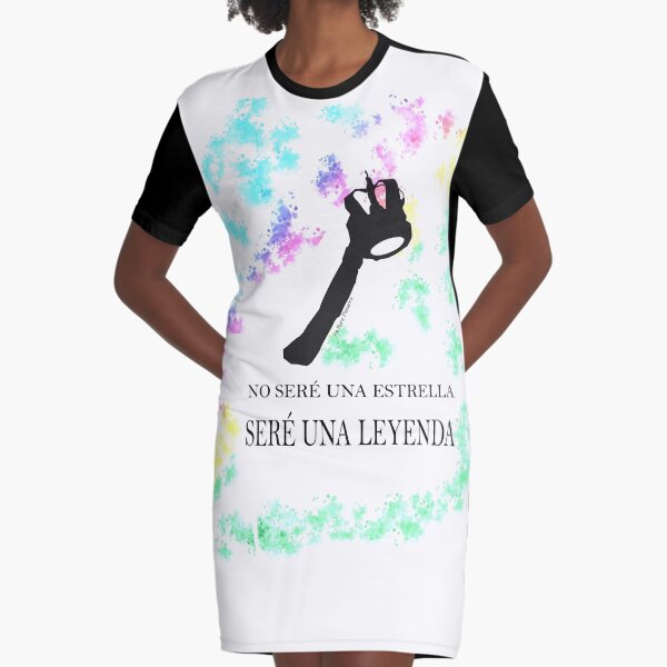 FREDDIE MERCURY QUEEN FRASE LEYENDA Vestido camiseta