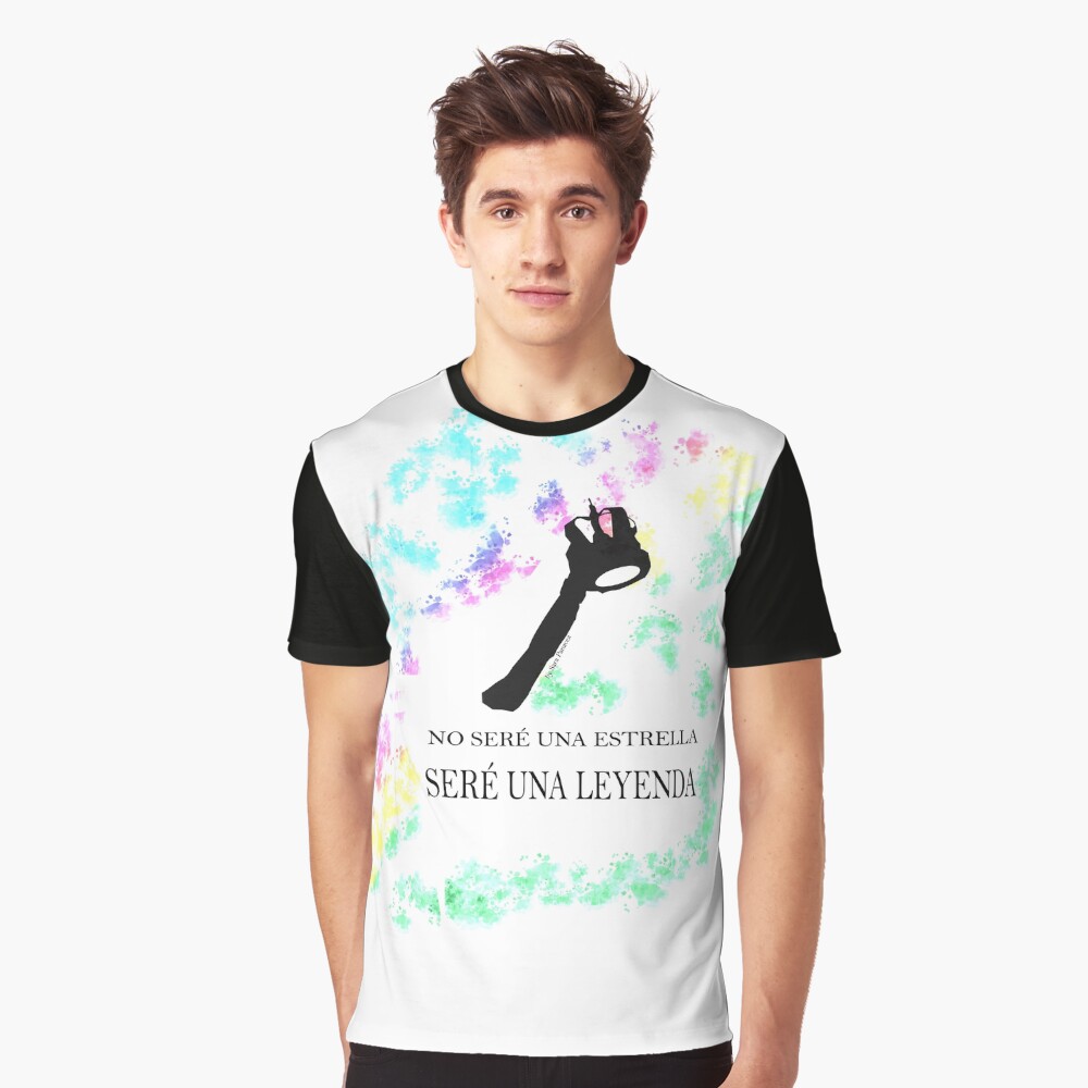 FREDDIE MERCURY QUEEN FRASE LEYENDA Camiseta gráfica