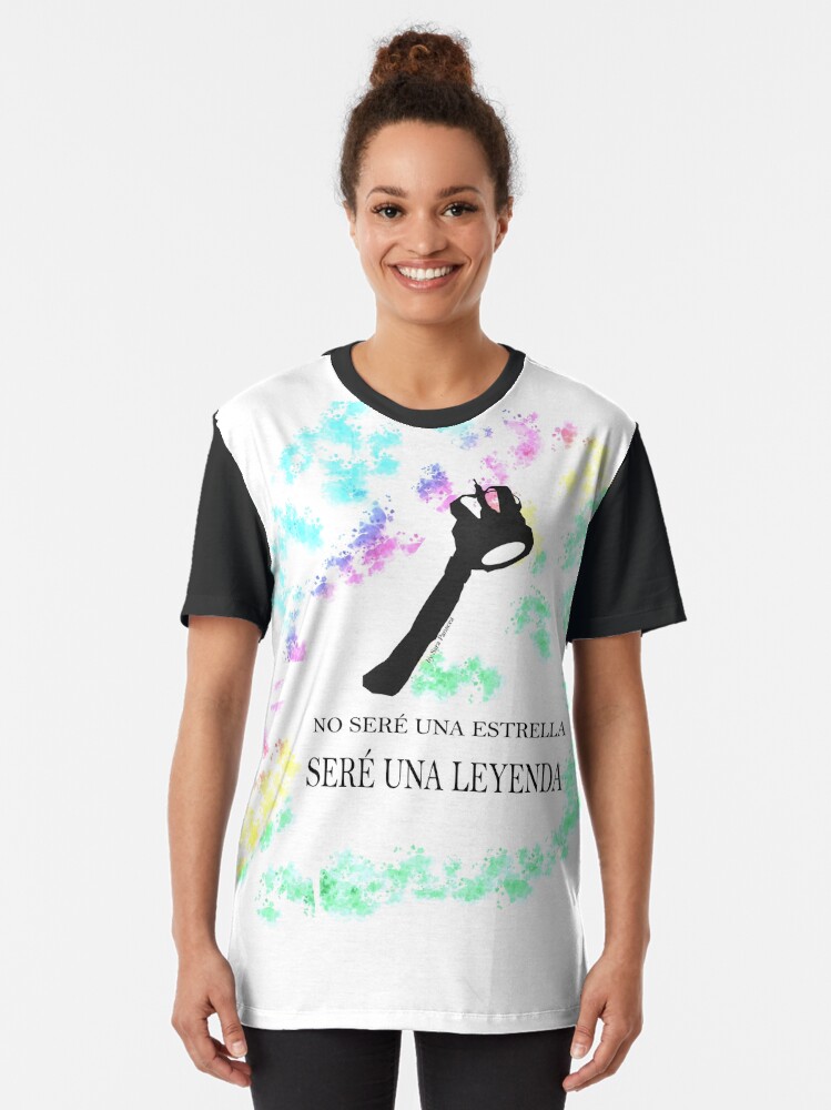 Vista alternativa de Camiseta gráfica FREDDIE MERCURY QUEEN FRASE LEYENDA