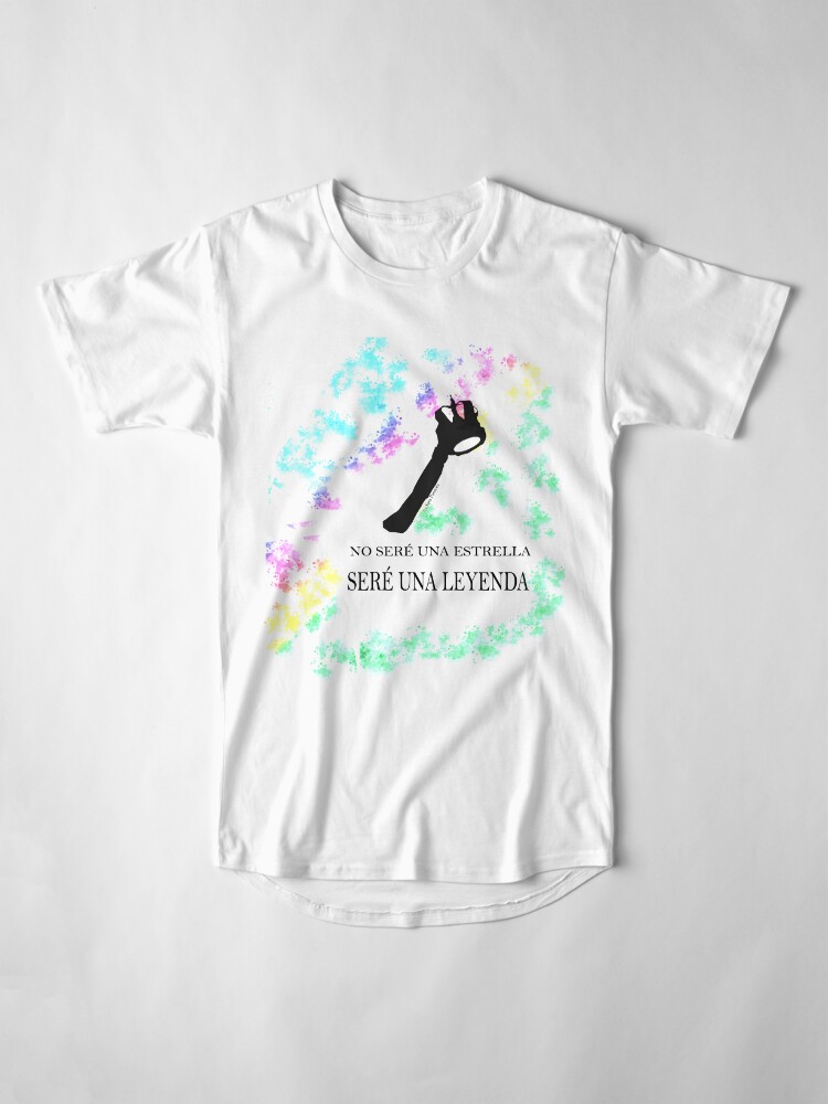 Vista alternativa de Camiseta larga FREDDIE MERCURY QUEEN FRASE LEYENDA