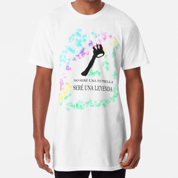 FREDDIE MERCURY QUEEN FRASE LEYENDA Camiseta larga