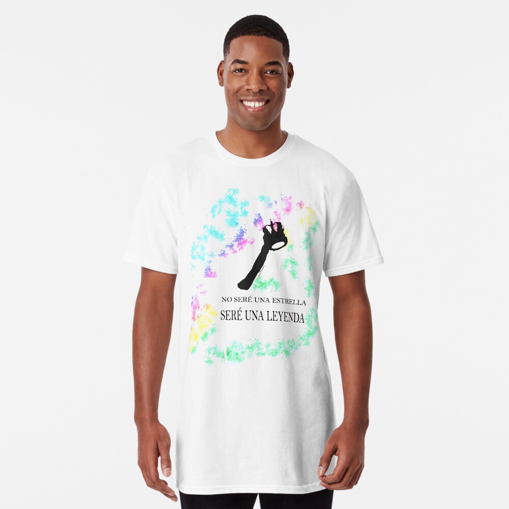 FREDDIE MERCURY QUEEN FRASE LEYENDA Camiseta larga