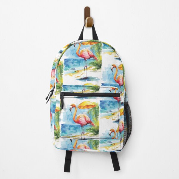 Item preview, flamingo watercolor designed and sold by Ladidia.