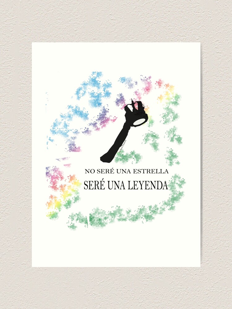 Vista alternativa de Lámina artística FREDDIE MERCURY QUEEN FRASE LEYENDA
