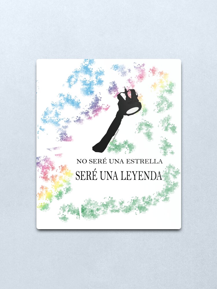 Vista alternativa de Lámina metálica FREDDIE MERCURY QUEEN FRASE LEYENDA
