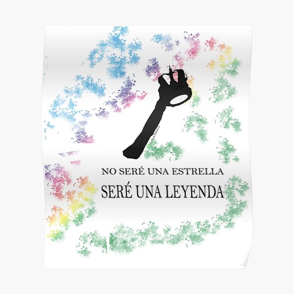 FREDDIE MERCURY QUEEN FRASE LEYENDA Póster