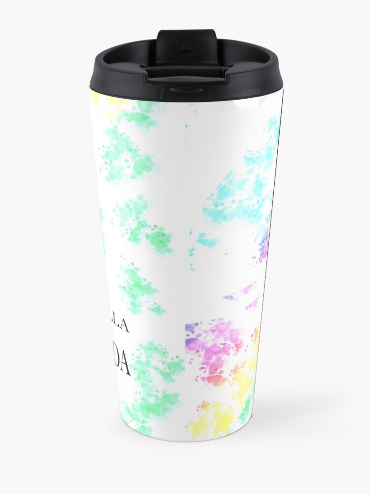 Vista alternativa de Taza de viaje FREDDIE MERCURY QUEEN FRASE LEYENDA
