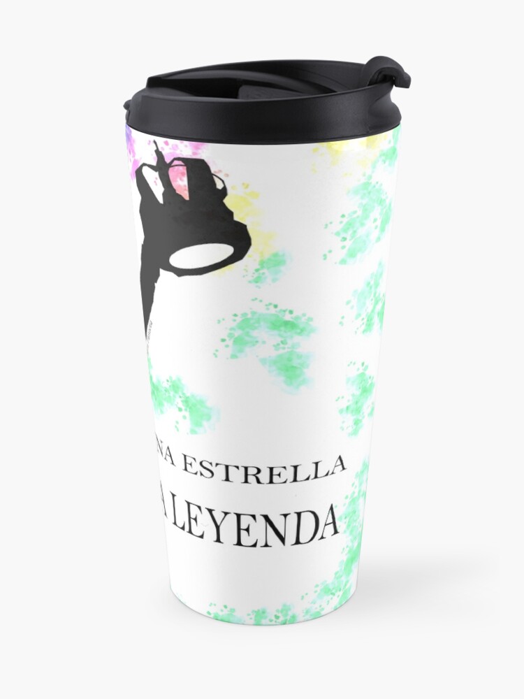 Vista alternativa de Taza de viaje FREDDIE MERCURY QUEEN FRASE LEYENDA