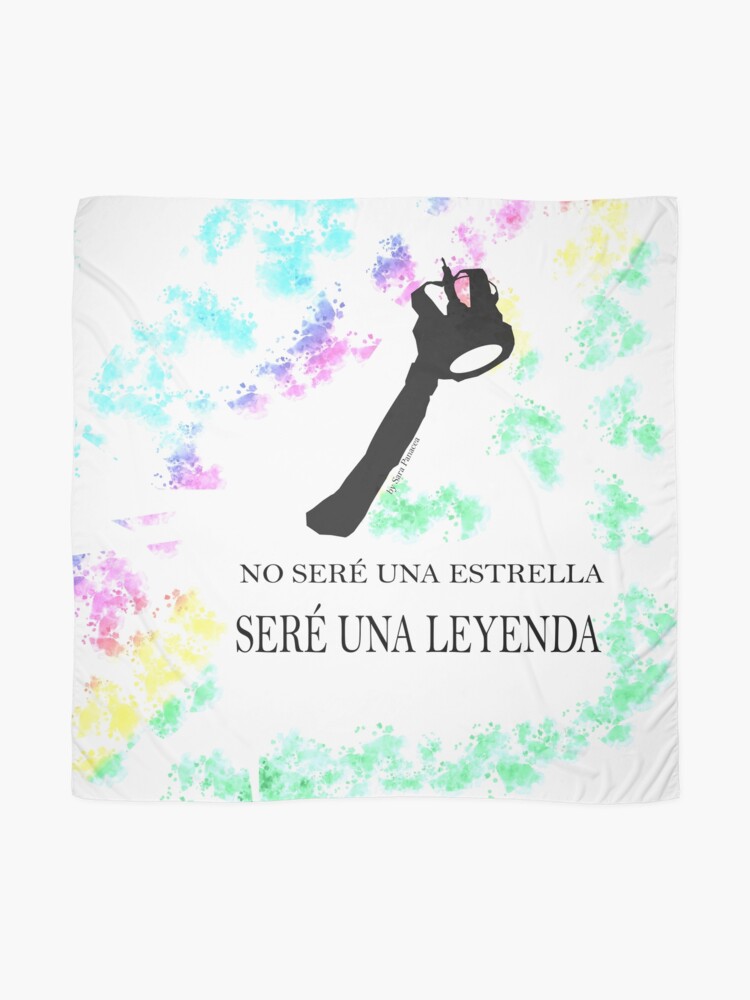 Vista alternativa de Pañuelo FREDDIE MERCURY QUEEN FRASE LEYENDA