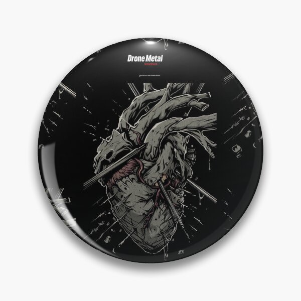 Item preview, Gothic Heart with Drone Metal Vibes designed and sold by Piotrek0001.