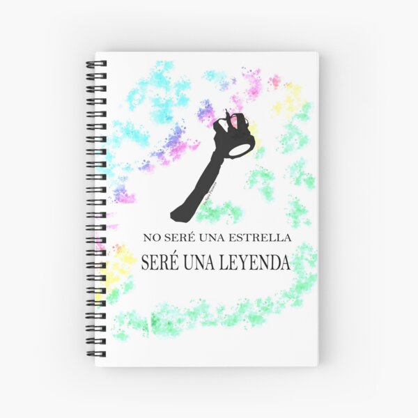 FREDDIE MERCURY QUEEN FRASE LEYENDA Cuaderno de espiral