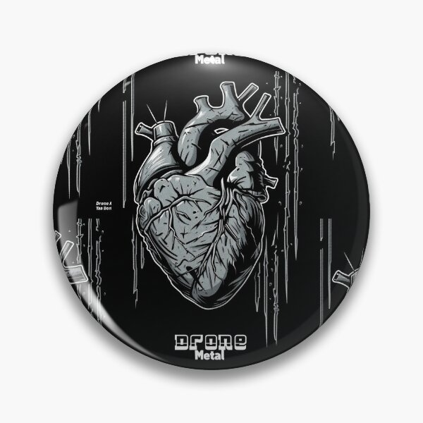 Item preview, Gothic Heart with Drone Metal Vibes designed and sold by Piotrek0001.