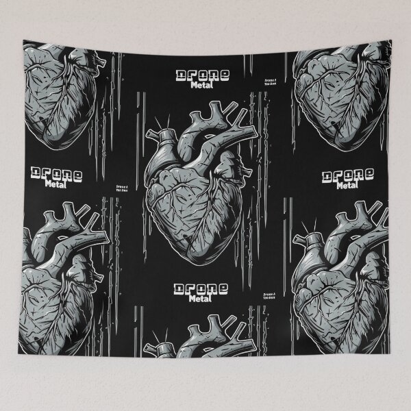 Item preview, Gothic Heart with Drone Metal Vibes designed and sold by Piotrek0001.