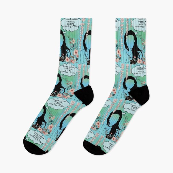 Item preview, I need coffee, vacation, and the meaning of life designed and sold by MisiuKolorowy.
