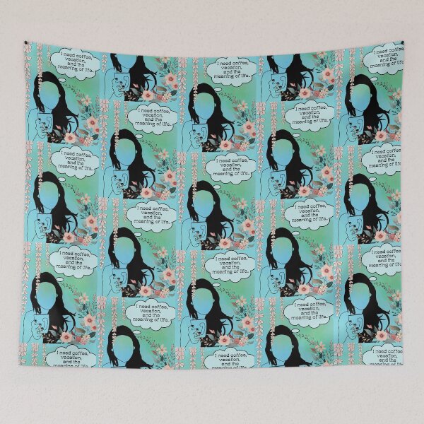 Item preview, I need coffee, vacation, and the meaning of life designed and sold by MisiuKolorowy.