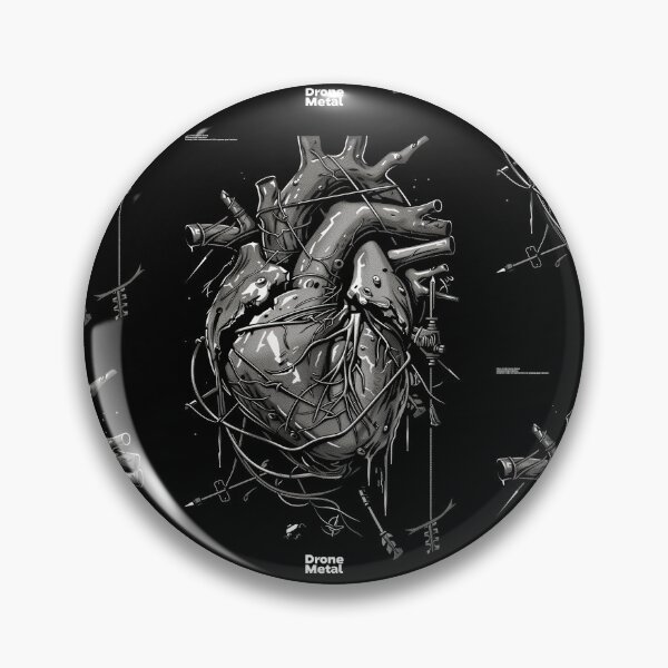 Item preview, Gothic Heart with Drone Metal Vibes designed and sold by Piotrek0001.