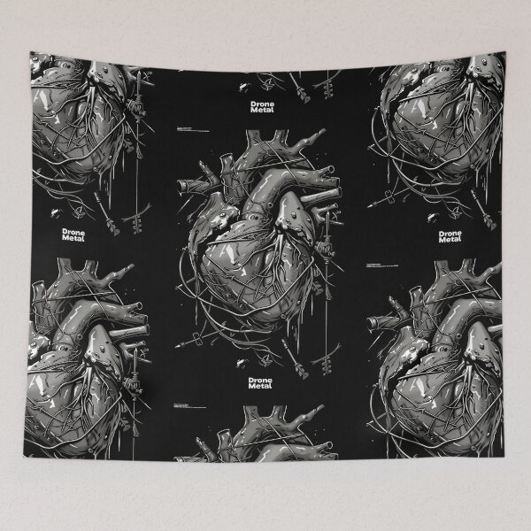 Item preview, Gothic Heart with Drone Metal Vibes designed and sold by Piotrek0001.