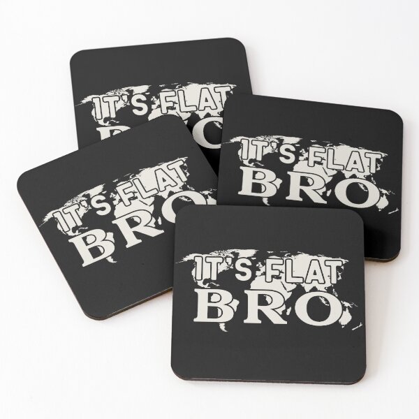 Item preview, It's Flat Bro - Flat Earther designed and sold by pemperos.