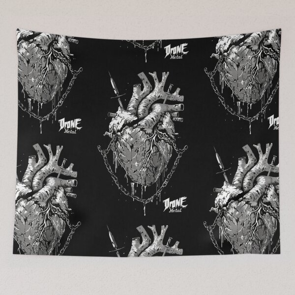Item preview, Drone Metal Heart Vibes Dark soul in Mind designed and sold by Piotrek0001.