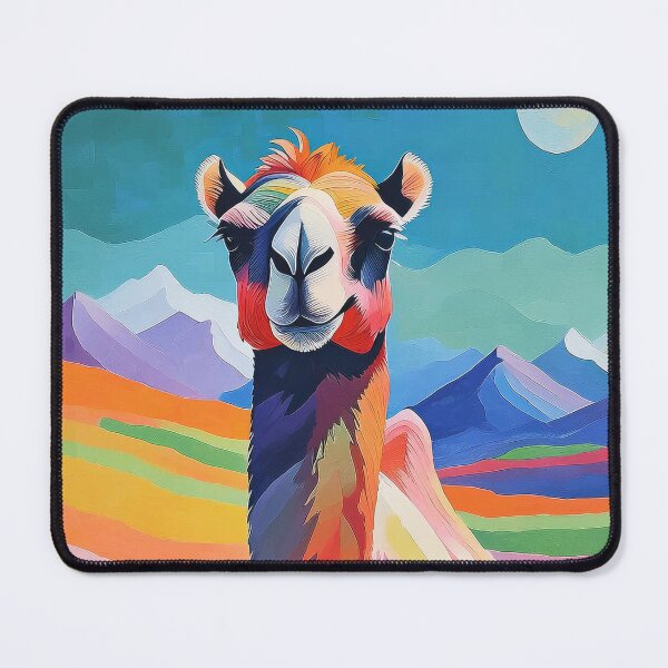 Item preview, Colorful Camel Artwork, Desert Camel Design, cute camel, camel gifts, camel painting, camel drawing designed and sold by RigelArtifacts.