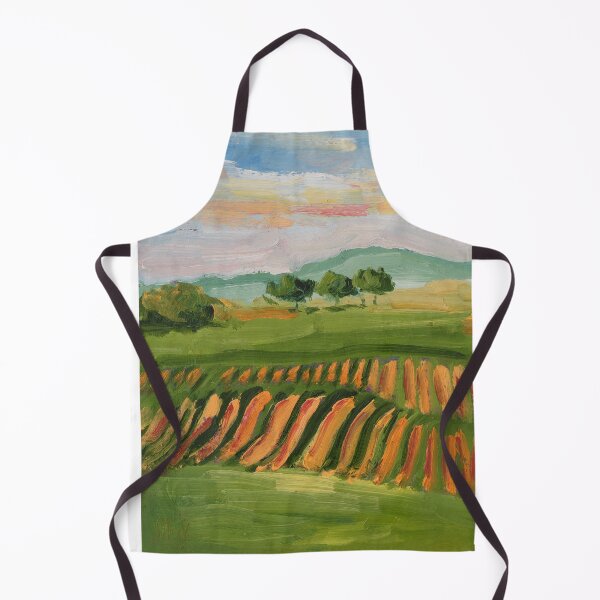 Item preview, Napa valley landscape oil painting designed and sold by NatalyMak.