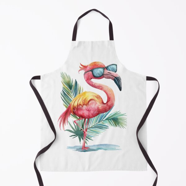 Item preview, flamingo cartoon designed and sold by Ladidia.