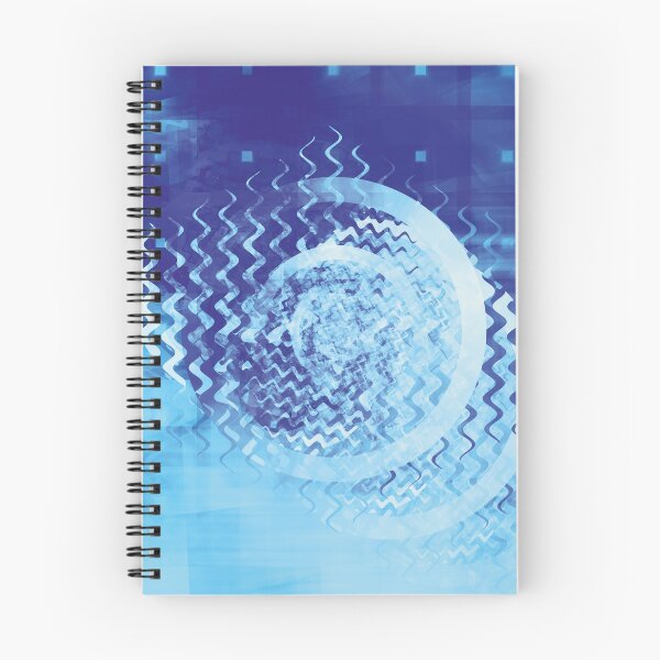Item preview, Blue background with circular design designed and sold by FutureVisuals.