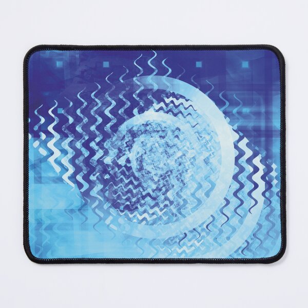 Item preview, Blue background with circular design designed and sold by FutureVisuals.