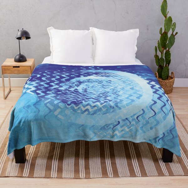 Item preview, Blue background with circular design designed and sold by FutureVisuals.