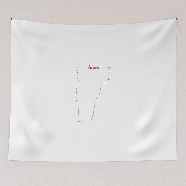 Item preview, Vermont State Outline Home designed and sold by US States Merch.
