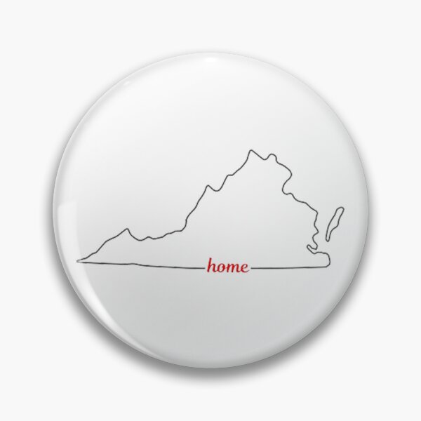 Item preview, Virginia State Outline Home designed and sold by US States Merch.