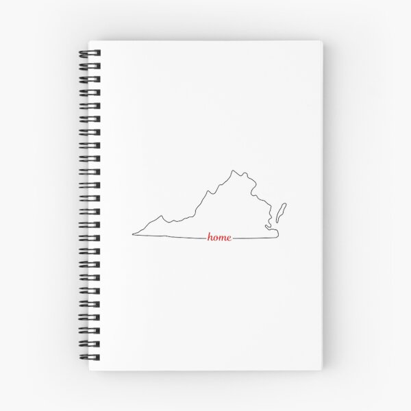 Item preview, Virginia State Outline Home designed and sold by US States Merch.